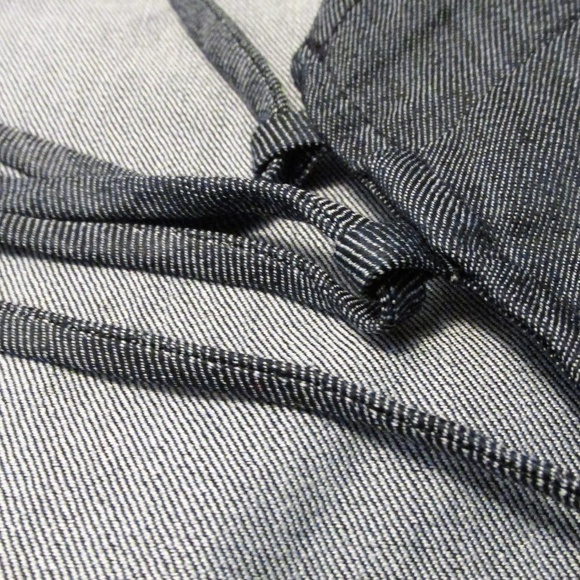 Sale.. Wide Leg Open Back Denim Jumpsuit - Picture 6 of 7